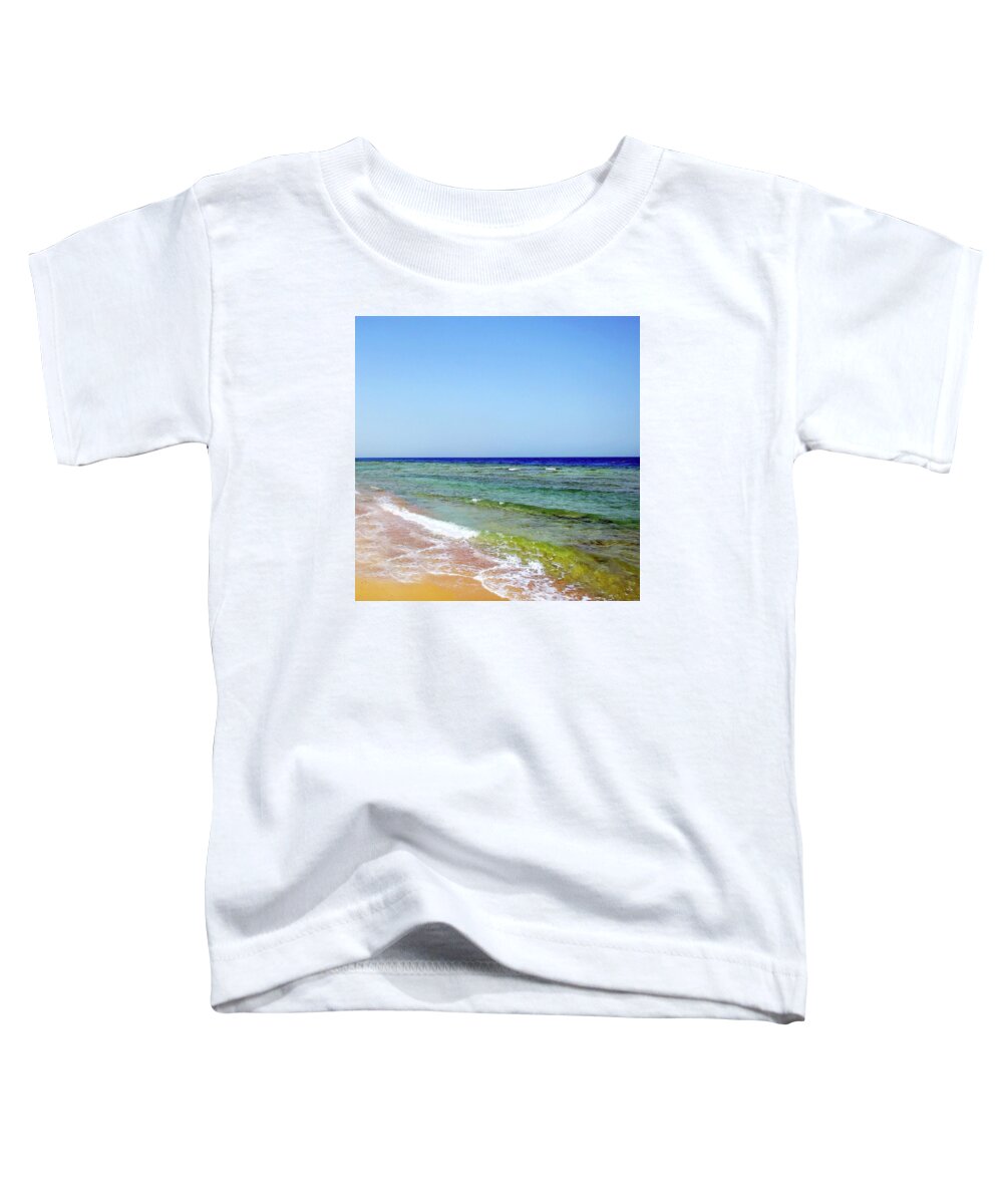 Sea Toddler T-Shirt featuring the photograph Beautiful African Seashore And Seascape by Johanna Hurmerinta