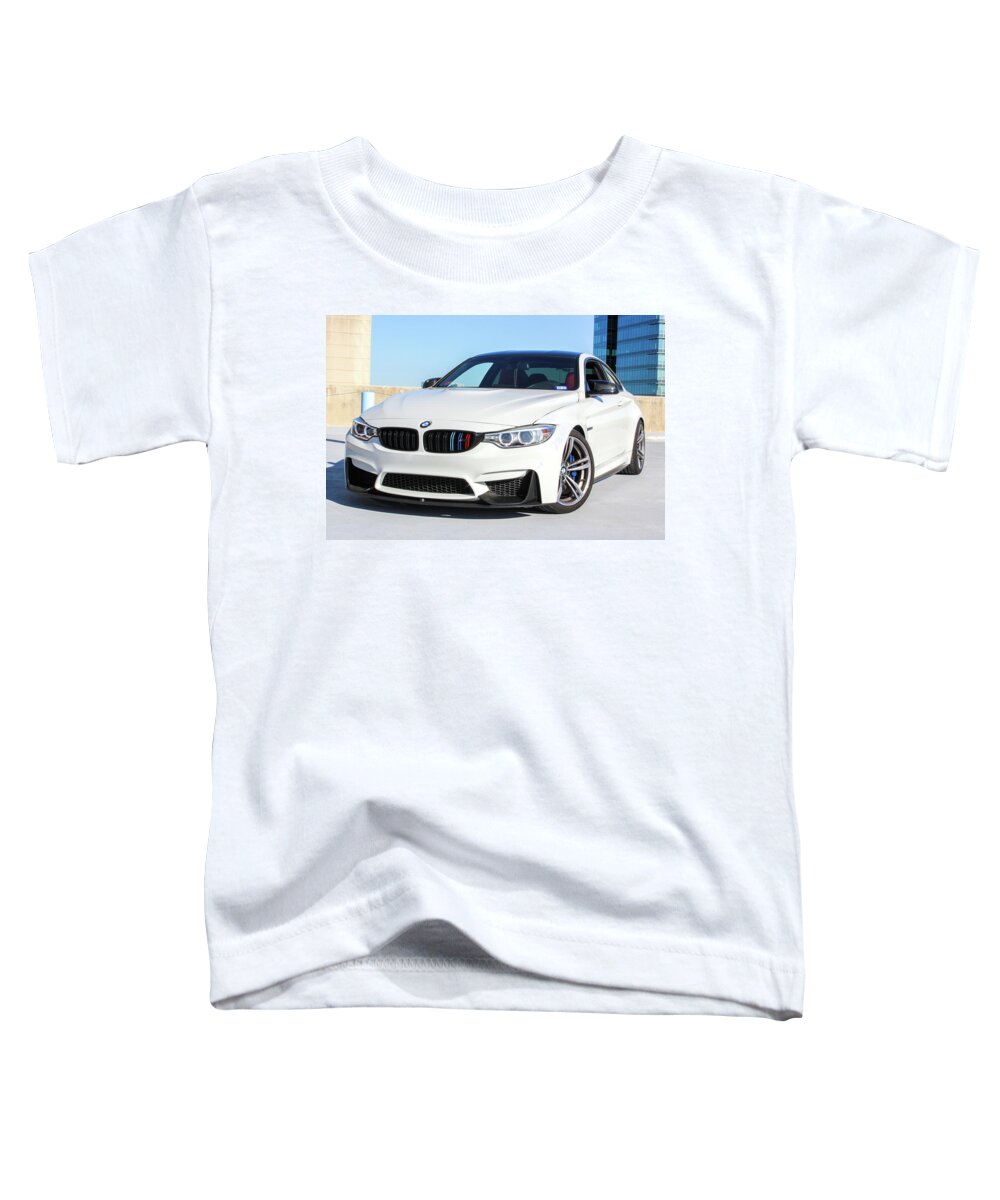 Bmw M4 Toddler T-Shirt featuring the photograph Bmw M4 by Rocco Silvestri