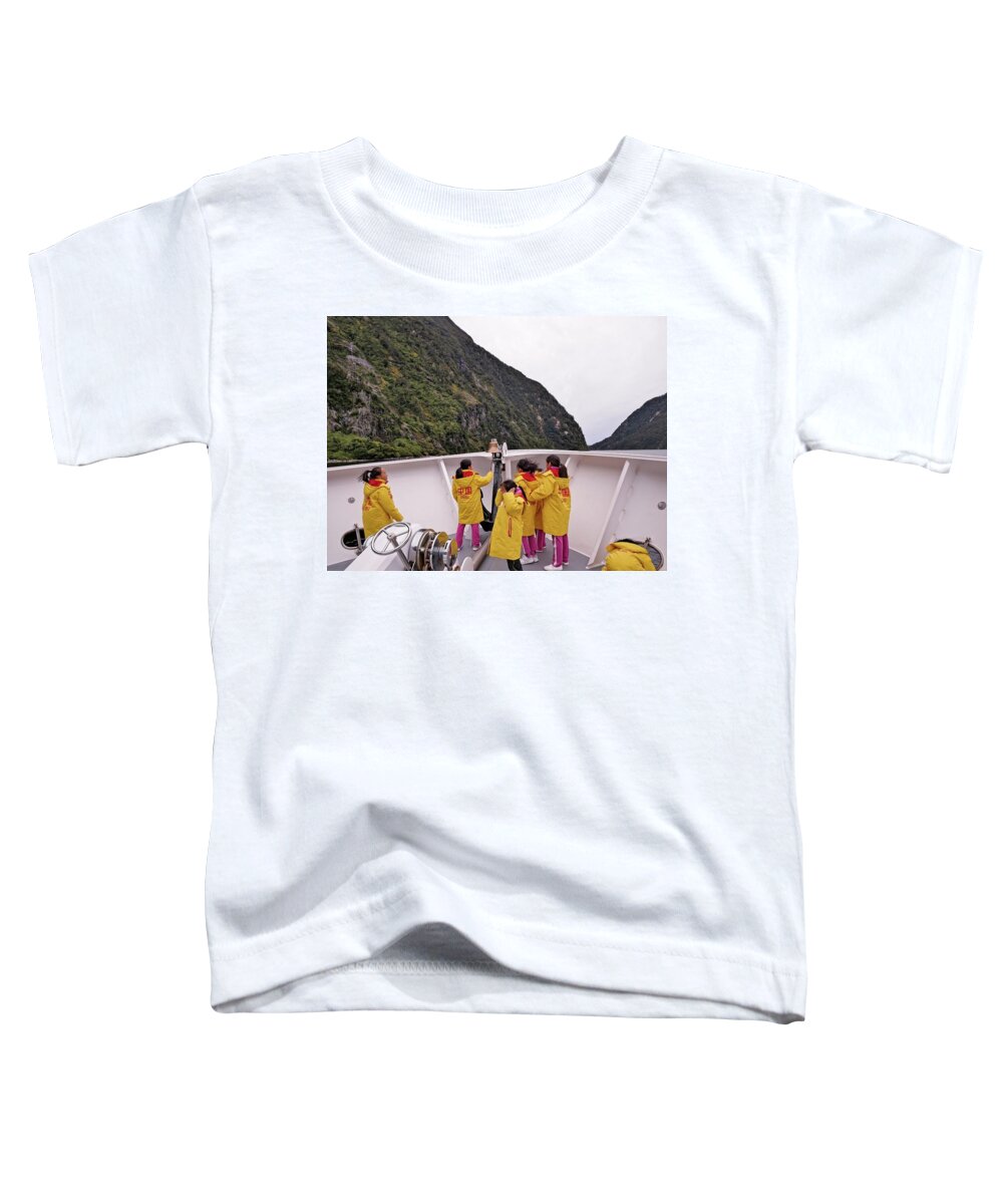 Mountains Toddler T-Shirt featuring the photograph Boat trip by Martin Smith