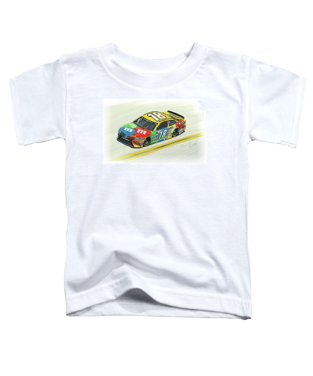 Watercolour Toddler T-Shirt featuring the painting The Bottom Line by Simon Read