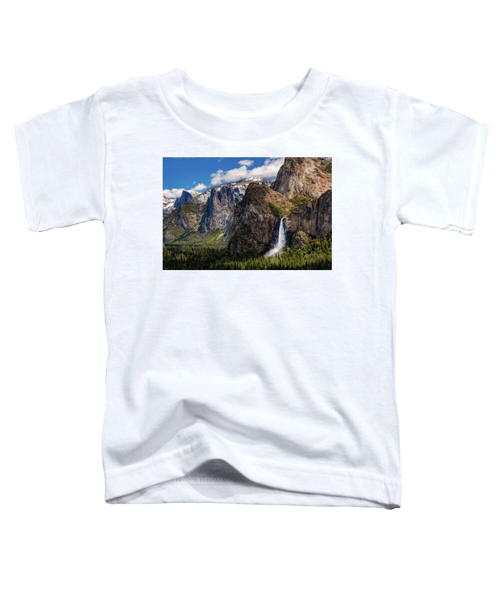 Bridleveil Toddler T-Shirt featuring the photograph Bridleveil at Tunnel View by G Lamar Yancy