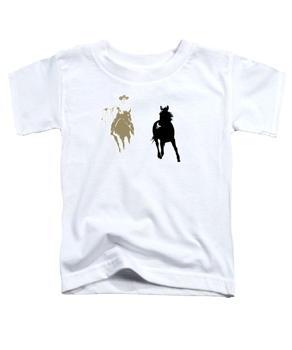 High Country Toddler T-Shirt featuring the photograph Brumby Catch #3 - High Country by Lexa Harpell