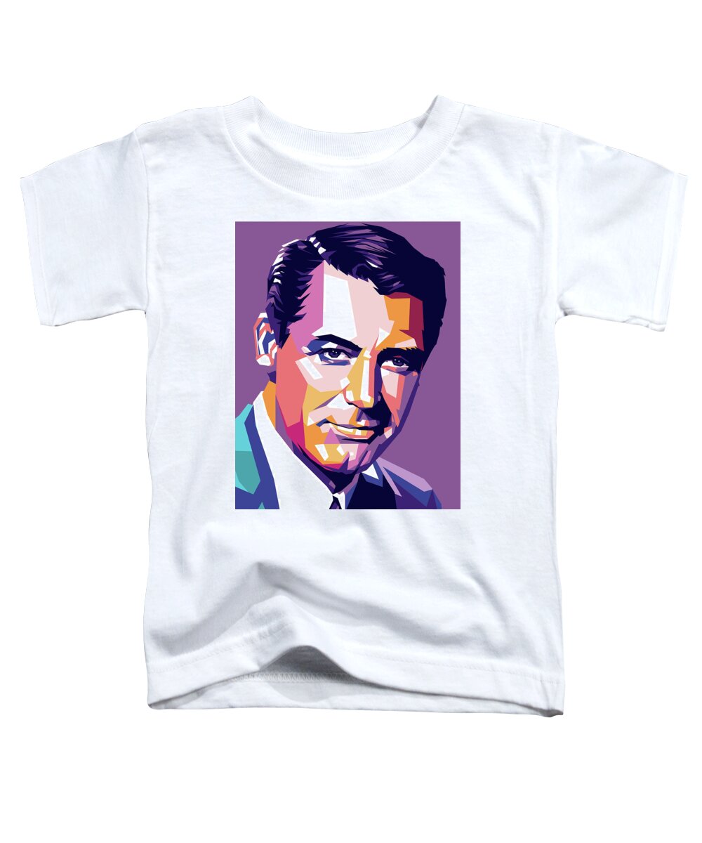 Cary Grant Toddler T-Shirt featuring the digital art Cary Grant by Movie World Posters