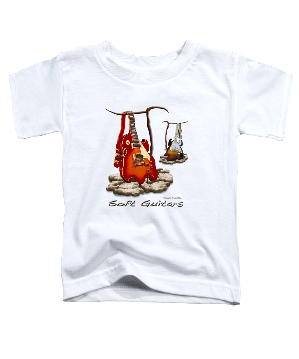 T-shirt Toddler T-Shirt featuring the photograph Classic Soft Guitars by Mike McGlothlen