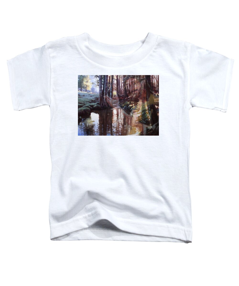 Creation Toddler T-Shirt featuring the painting Come, explore with Me by Graham Braddock