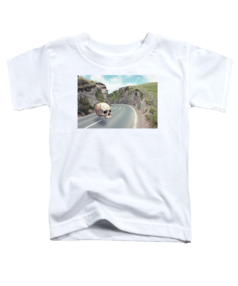 Paekakariki Toddler T-Shirt featuring the photograph Cranium Impedimentum by Joseph Westrupp
