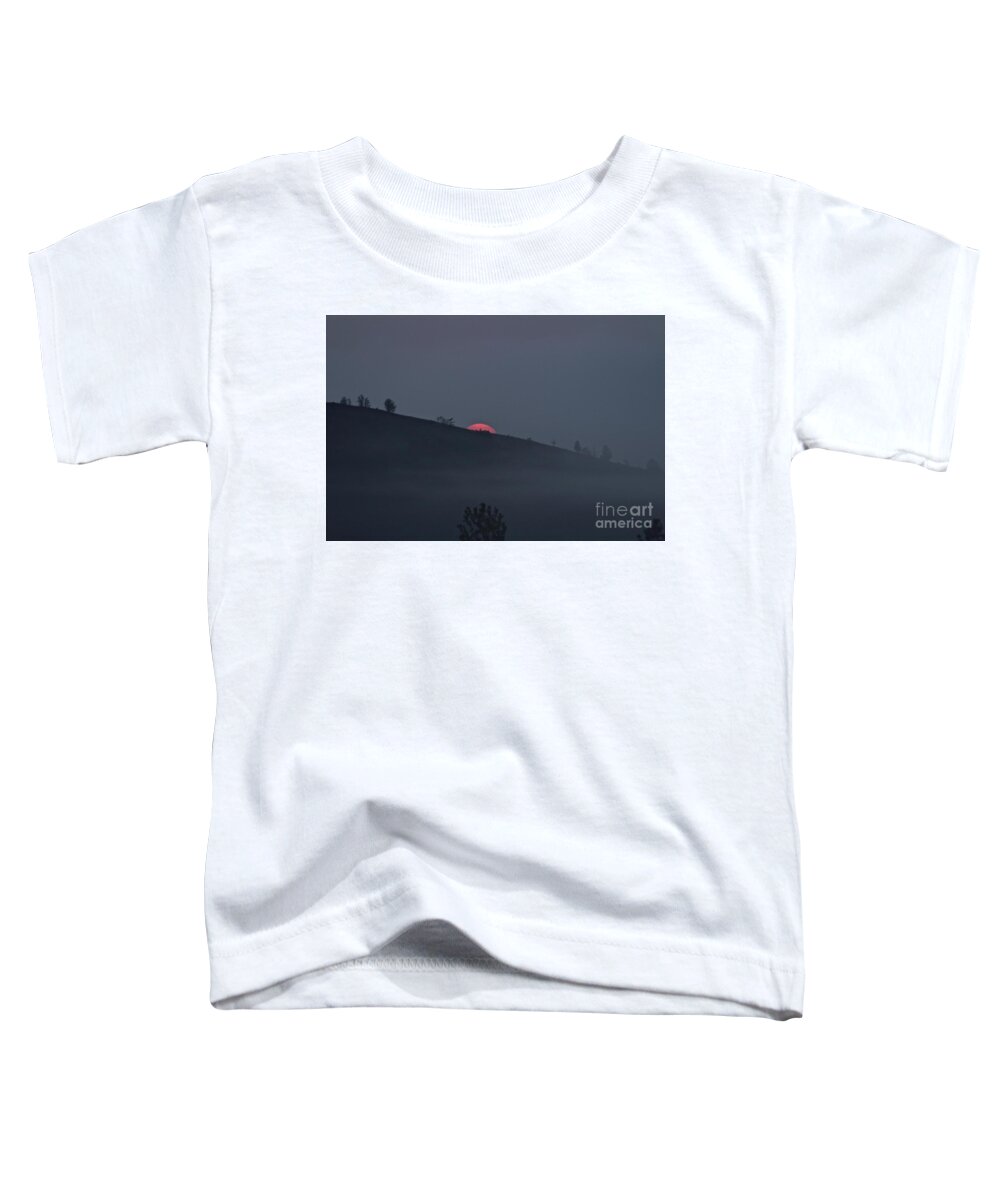 Sunrise Toddler T-Shirt featuring the photograph Day Break by Ann E Robson