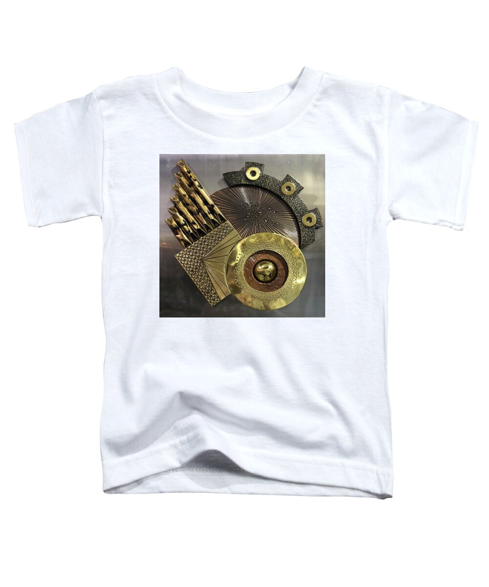 Brutalist Toddler T-Shirt featuring the photograph Deus Ex Machina by Andrea Kollo