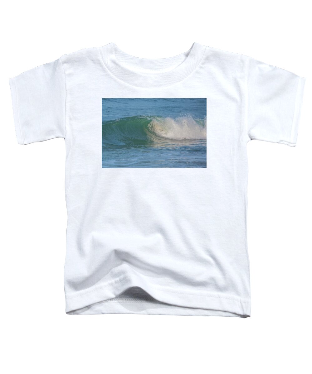 Wave Toddler T-Shirt featuring the photograph Egypt Beach Waves by Ann-Marie Rollo