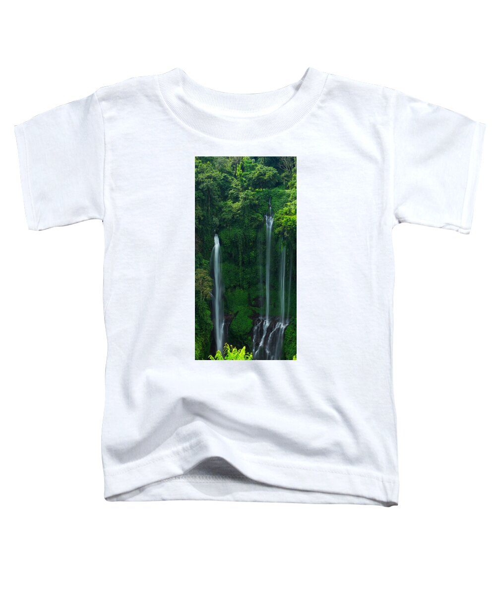 Waterfalls Toddler T-Shirt featuring the photograph Endless Flow by Kadek Susanto