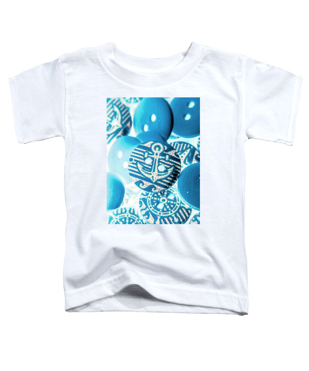 Anchor Toddler T-Shirt featuring the photograph Fasten anchorage by Jorgo Photography