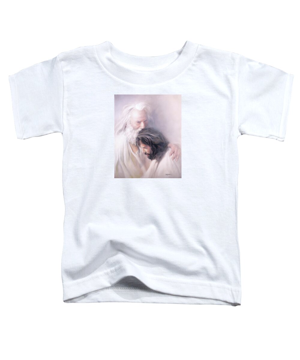 Hahlbohm Toddler T-Shirt featuring the painting Father and Son, by Danny Hahlbohm by Danny Hahlbohm