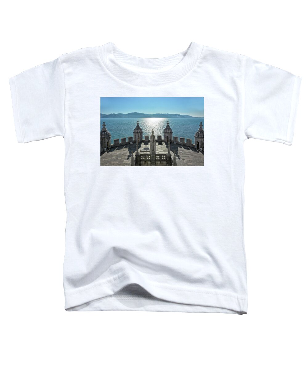 Urban Exploration Toddler T-Shirt featuring the photograph gateway to Lisbon by Joachim G Pinkawa