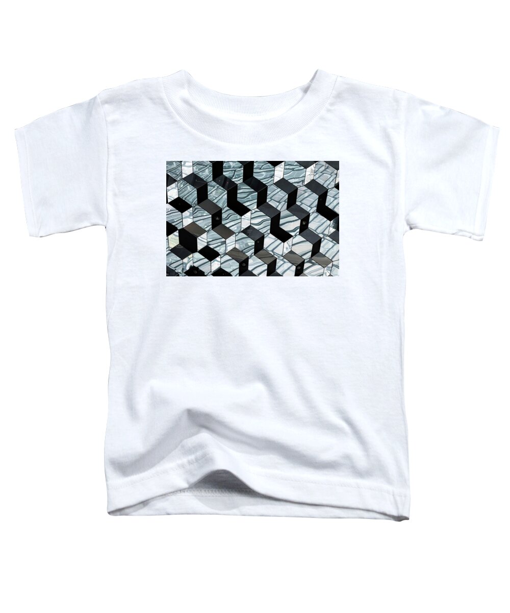 Iceland Toddler T-Shirt featuring the photograph Harpa Concert Hall Ceiling #6 by RicardMN Photography