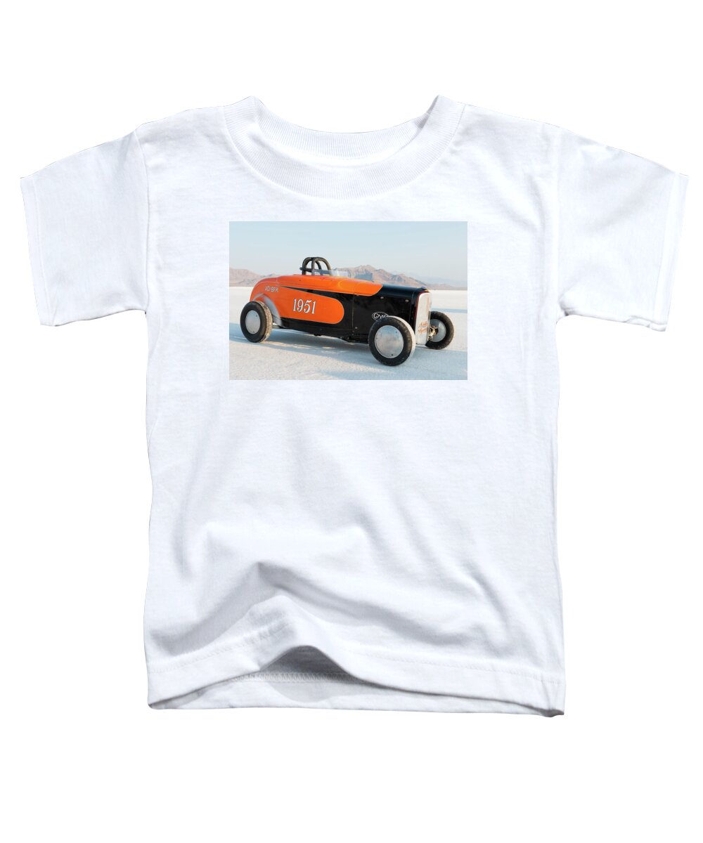  Toddler T-Shirt featuring the photograph Hi-boy Roadster #1951 by Andy Romanoff