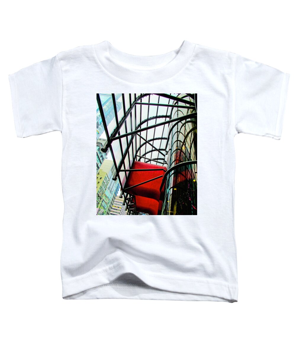 Architecture Toddler T-Shirt featuring the photograph Hong Kong Abstract 2 by Rochelle Berman