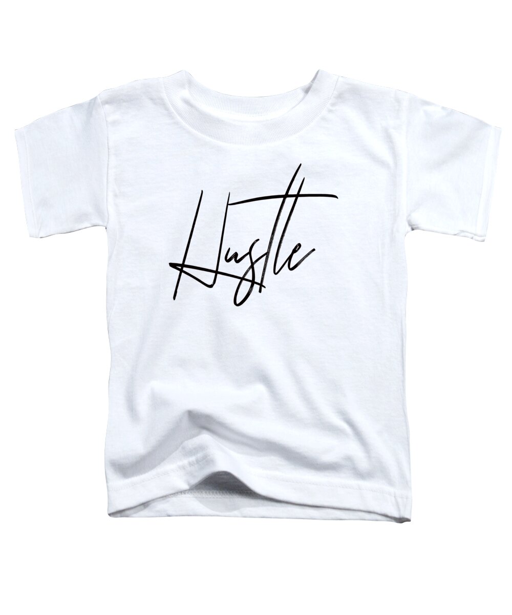 Hustle Toddler T-Shirt featuring the digital art Hustle by David Millenheft