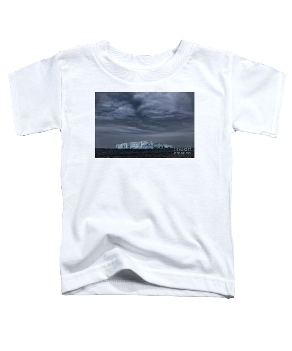 South Georgia Toddler T-Shirt featuring the photograph Iceberg and Clouds by Patti Schulze