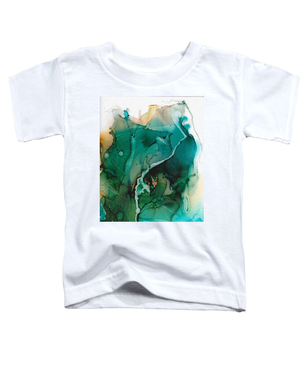 Abstract Toddler T-Shirt featuring the painting If You Have to Ask by Christy Sawyer