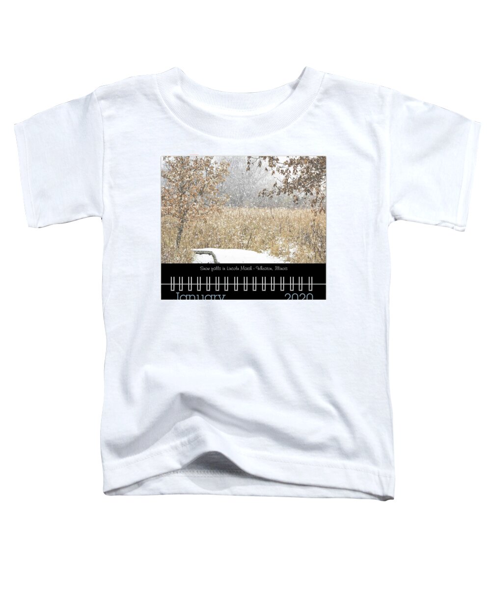 2020 Toddler T-Shirt featuring the photograph January 2020 Classic Calendar Preview by Joni Eskridge