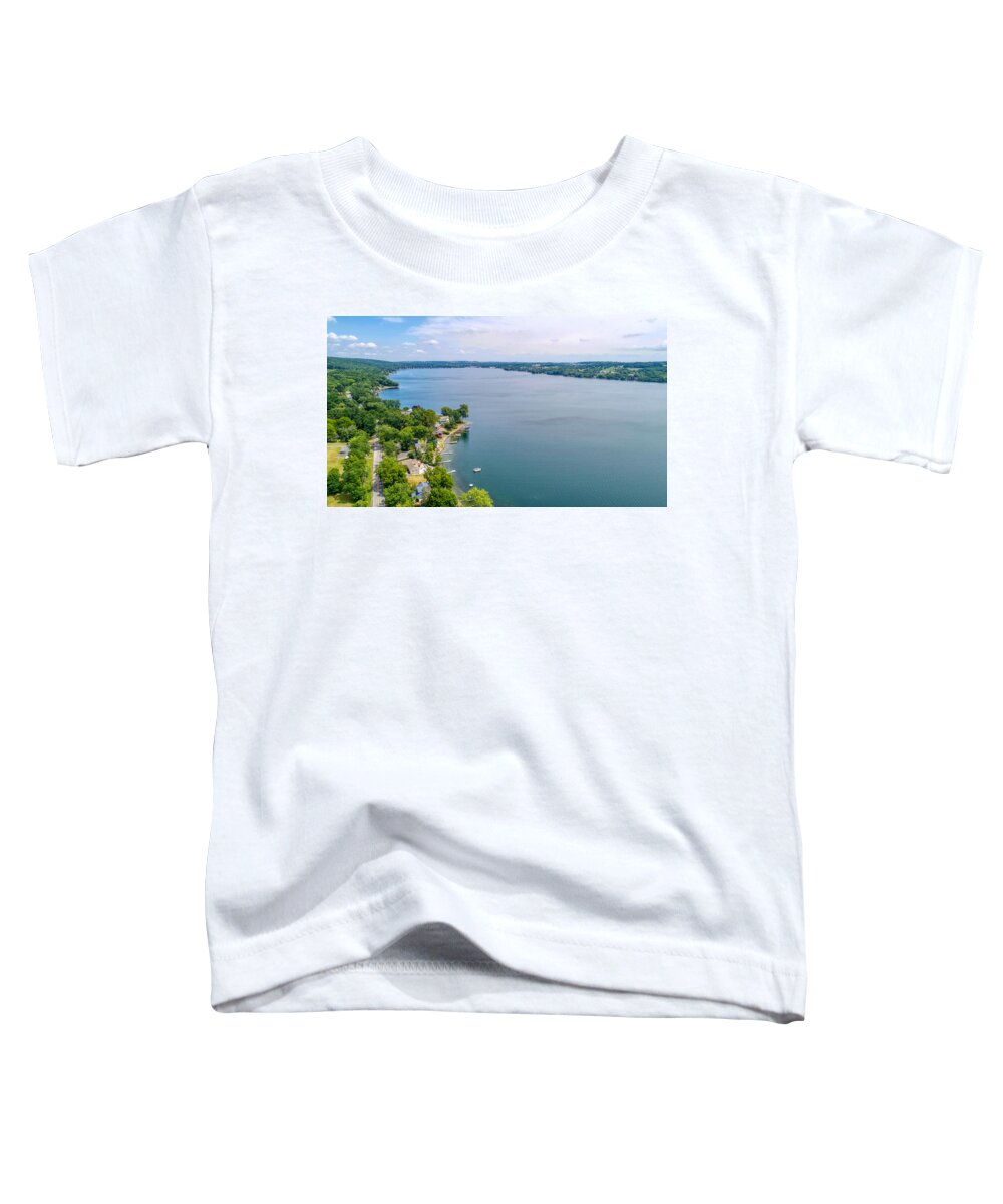 Finger Lakes Toddler T-Shirt featuring the photograph Keuka Views by Anthony Giammarino