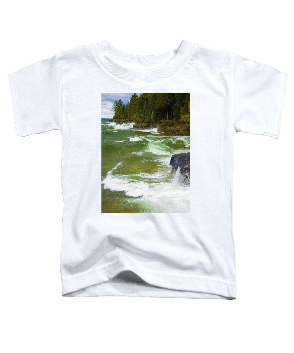 Lake Superior Toddler T-Shirt featuring the photograph Lake Superior by Tom Kelly