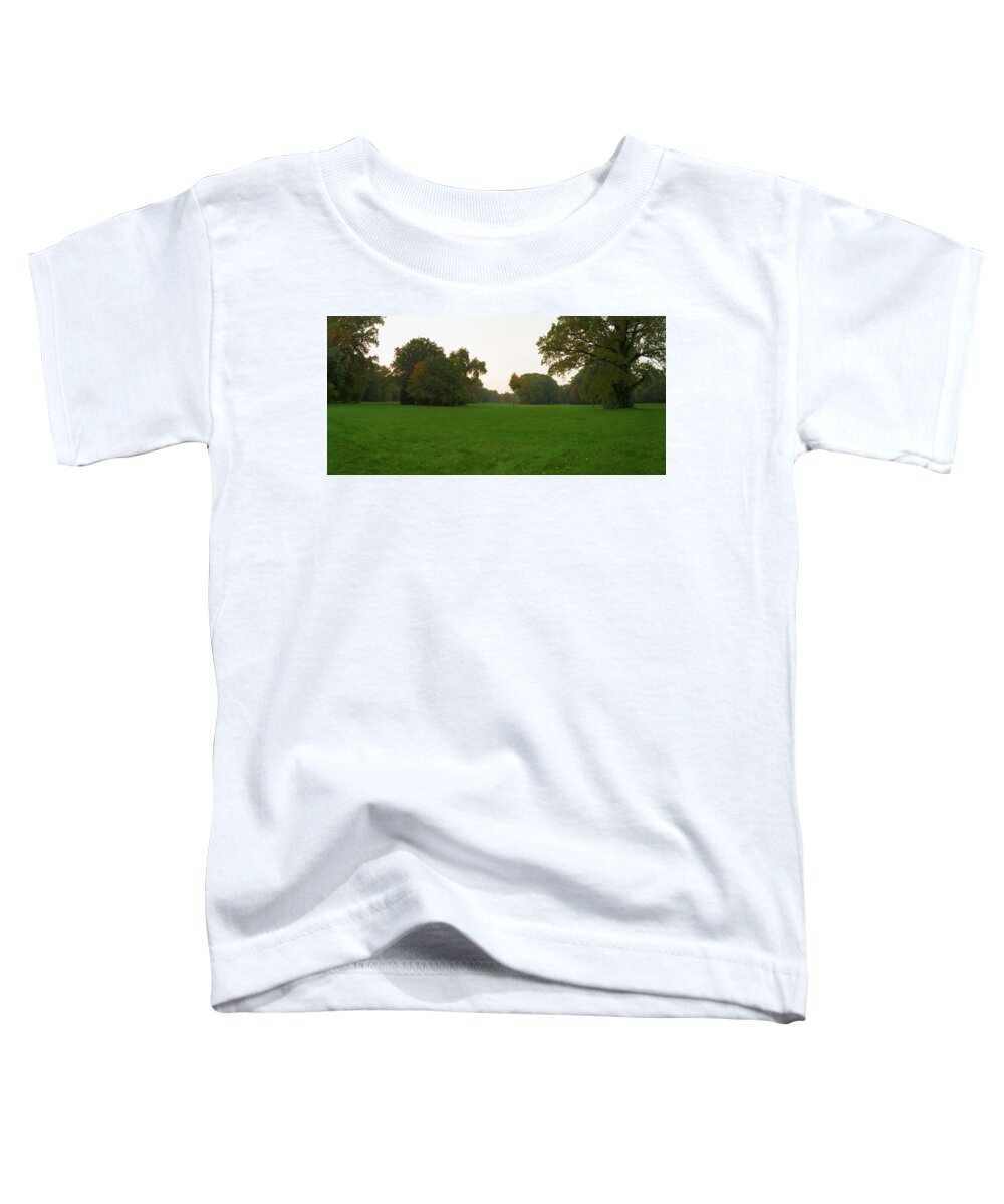 Landscape Park Toddler T-Shirt featuring the photograph Late afternoon in the park by Sun Travels