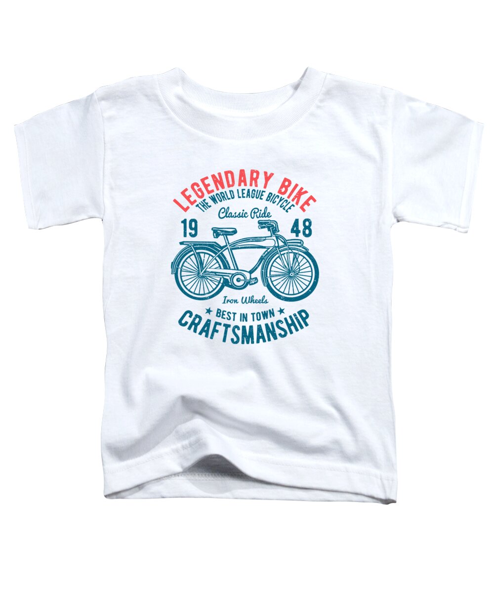 Legendary Toddler T-Shirt featuring the digital art Legendary bike by Long Shot