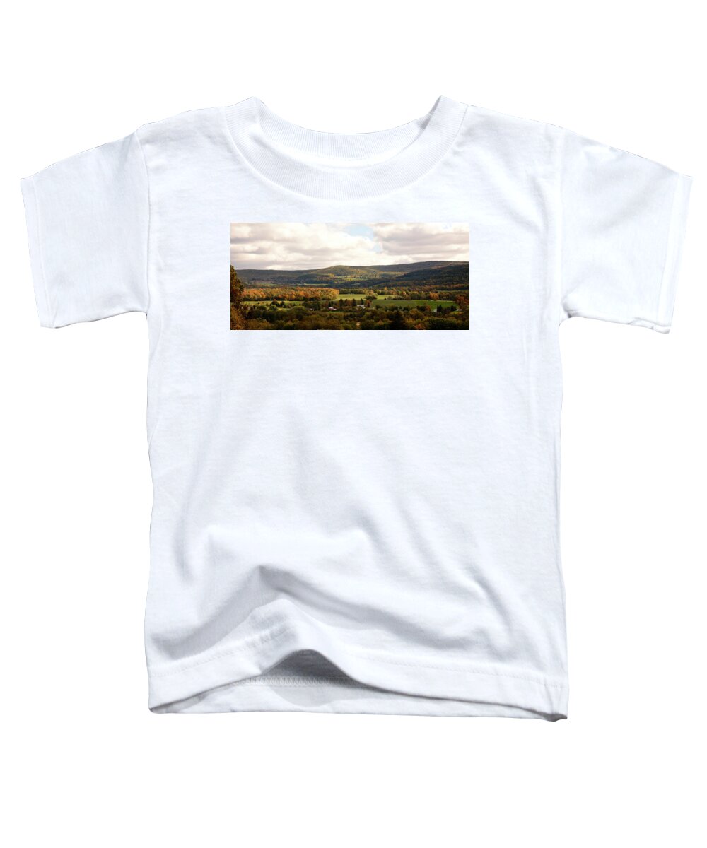Farms Toddler T-Shirt featuring the photograph Middleburgh in New York by Angie Tirado