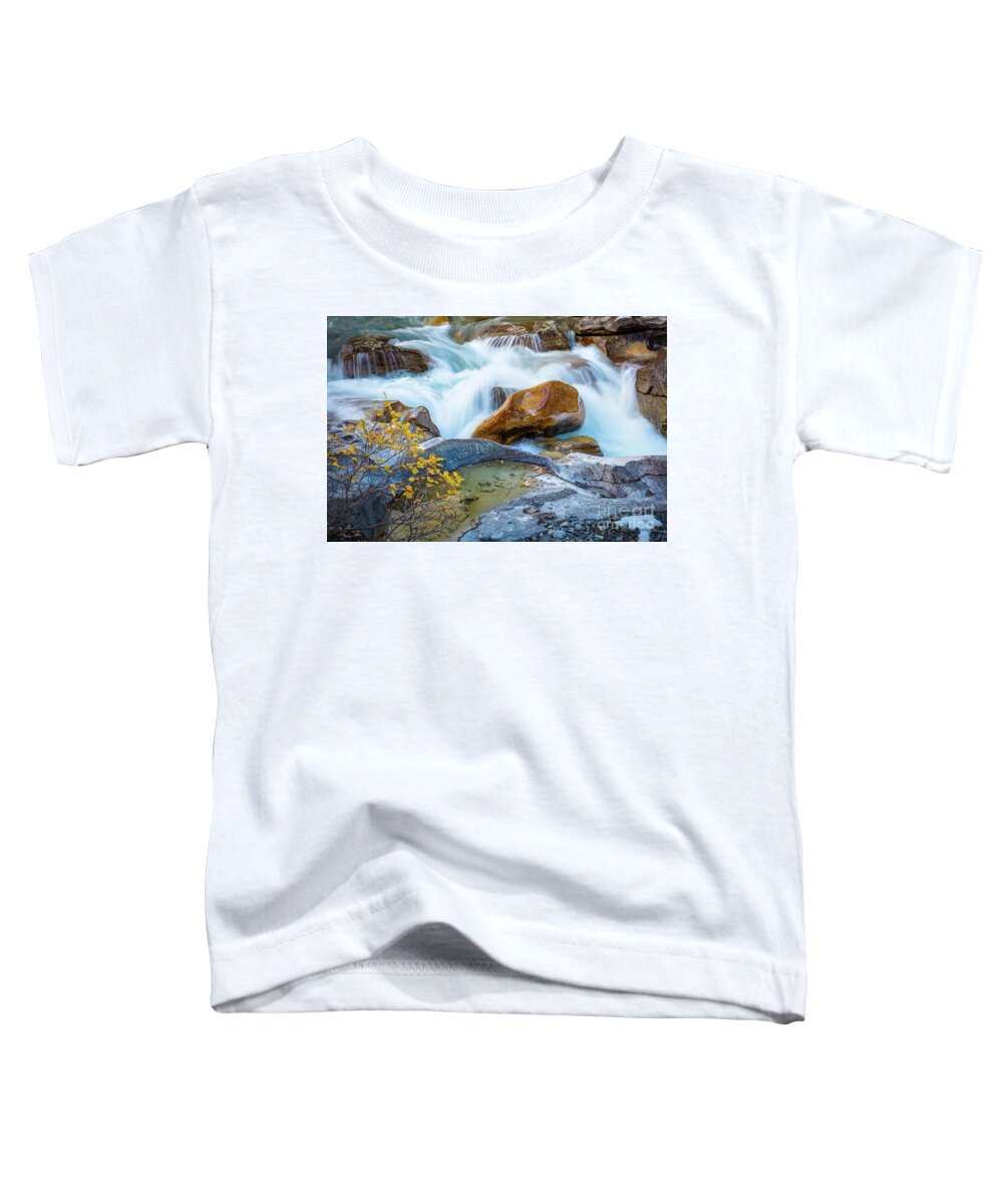 Alberta Toddler T-Shirt featuring the photograph Nigel Creek Cascades #1 by Inge Johnsson