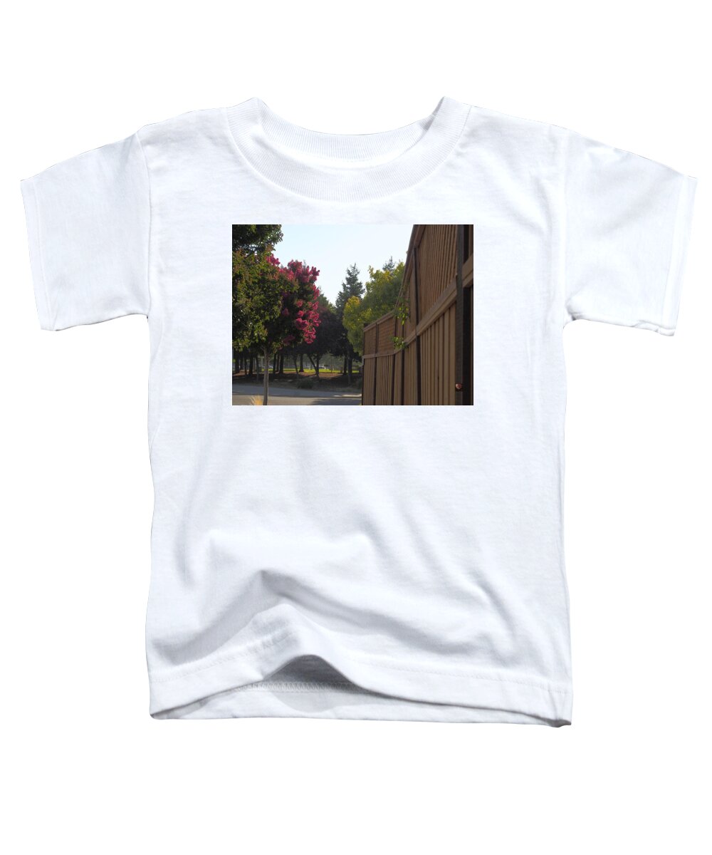 Park Toddler T-Shirt featuring the photograph Pointing Toward Autumn by Richard Thomas