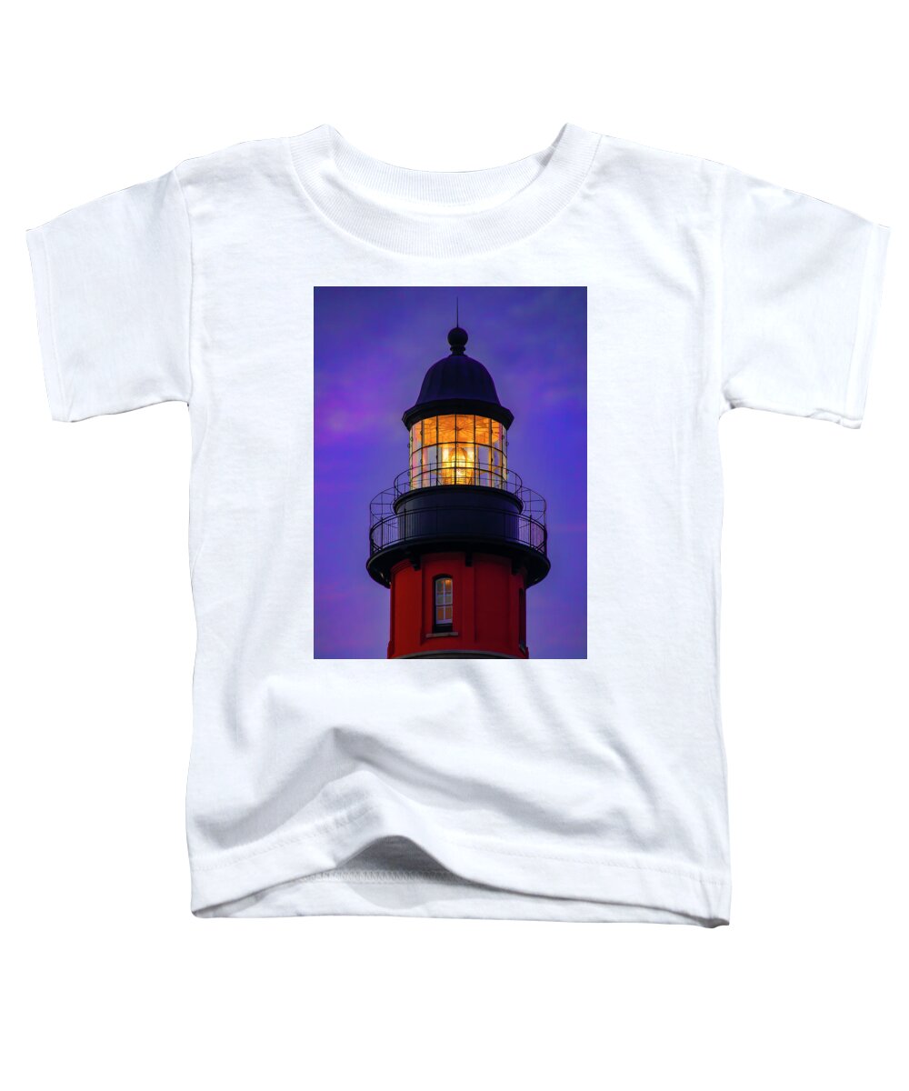 Lighthouse Toddler T-Shirt featuring the digital art Ponce Lighthouse by Dimitris Sivyllis