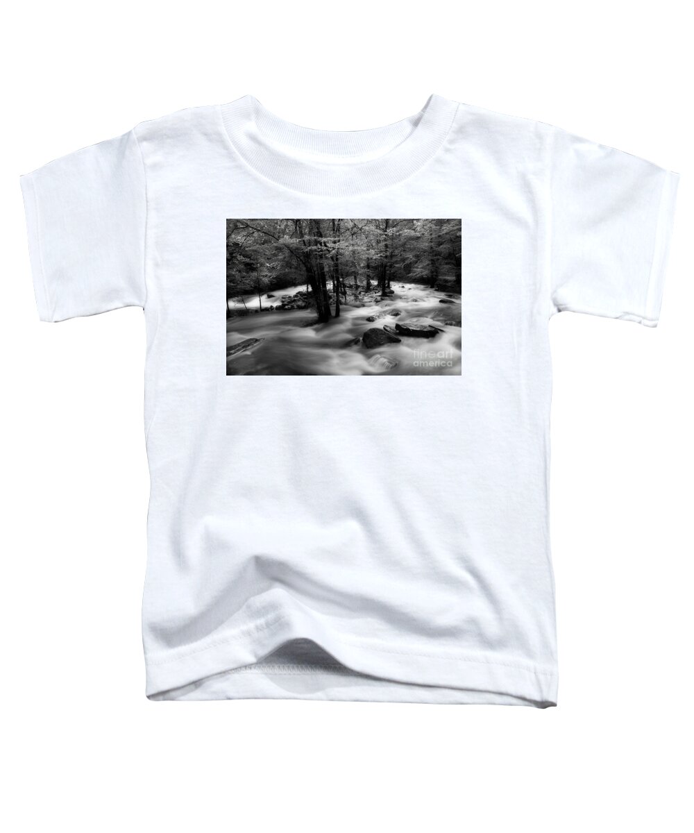 River Toddler T-Shirt featuring the photograph Rain Swollen River by Mike Eingle