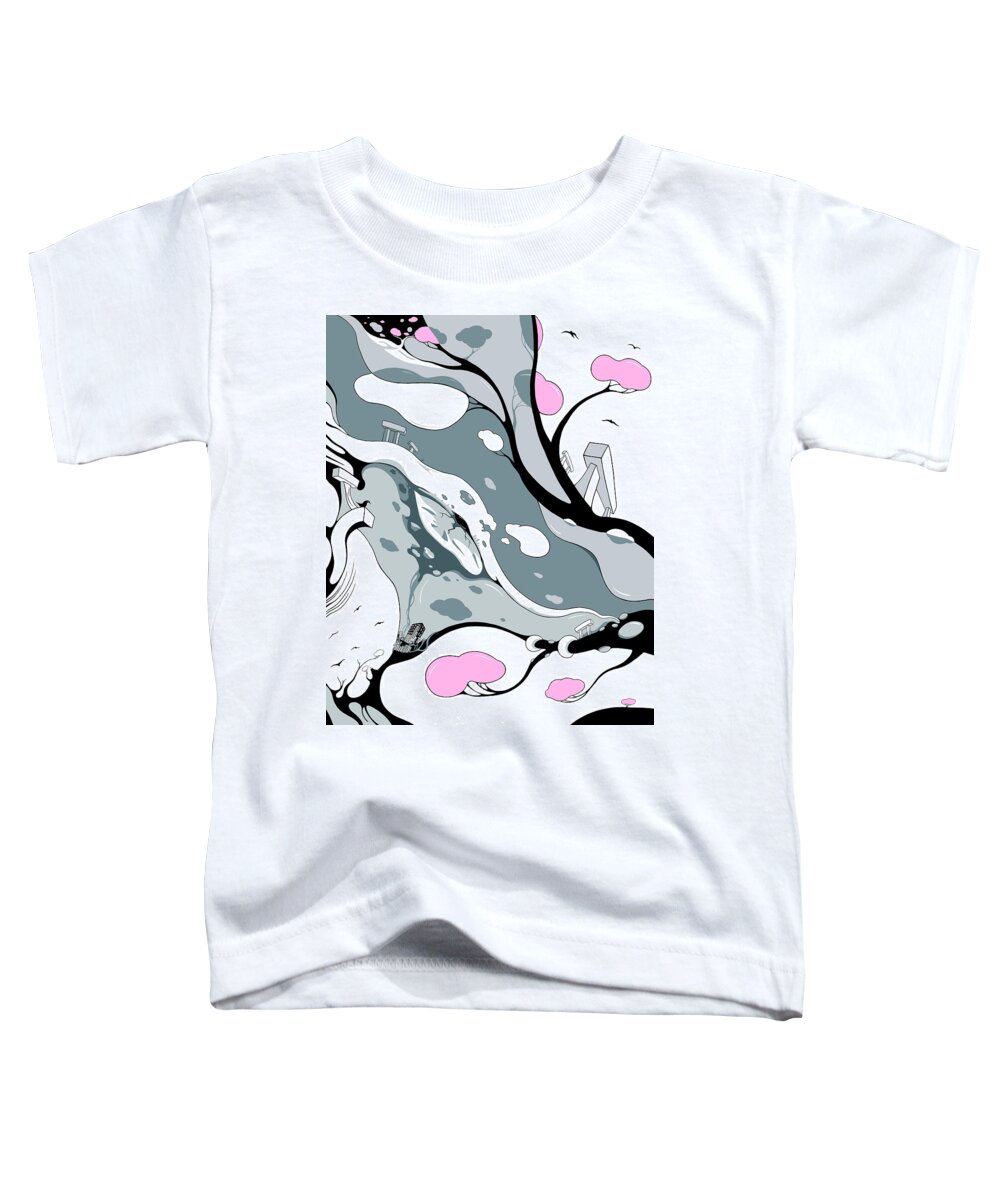 Trees Toddler T-Shirt featuring the drawing Relics by Craig Tilley