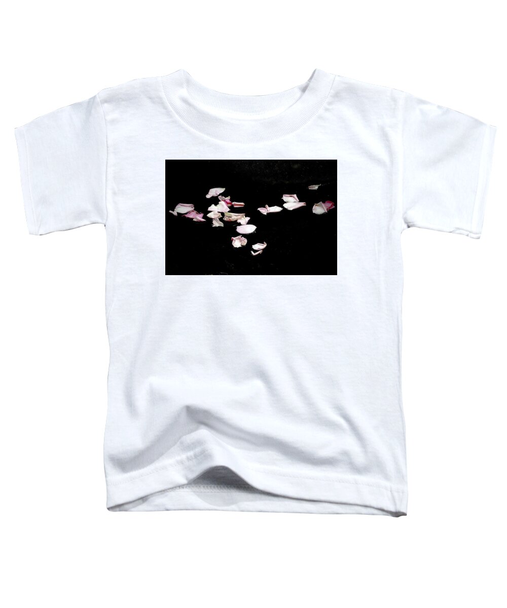 Rose Toddler T-Shirt featuring the photograph Rose Petals For W by Alida M Haslett