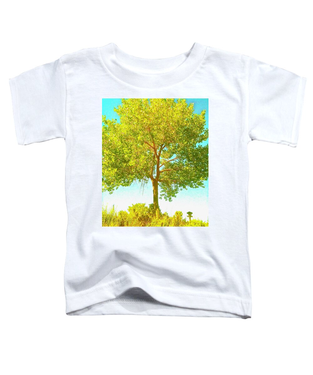 Tree Toddler T-Shirt featuring the photograph Santa Fe Tree 2 by Marty Klar