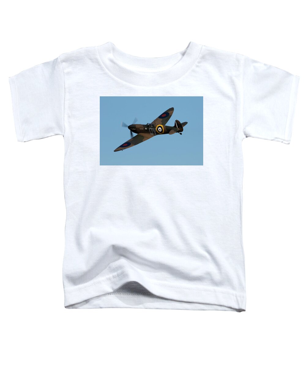 Spitfire N3200 Toddler T-Shirt featuring the photograph Spitfire N3200 by Airpower Art