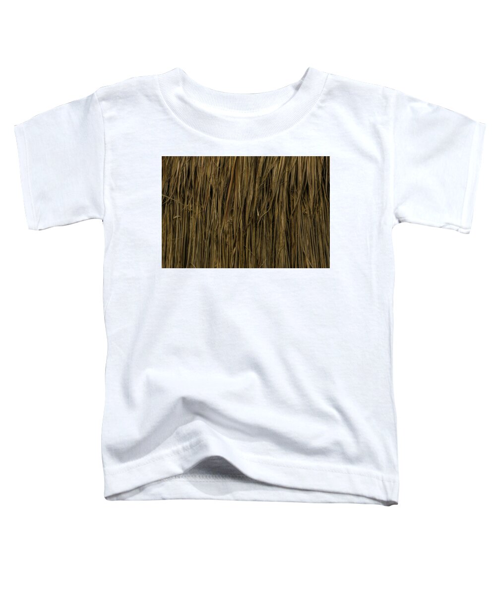 Tulum Toddler T-Shirt featuring the photograph Straw texture by Julieta Belmont