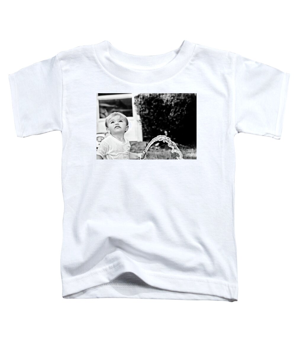 Summertime Toddler T-Shirt featuring the photograph Summer Cool Down by Flippin Sweet Gear