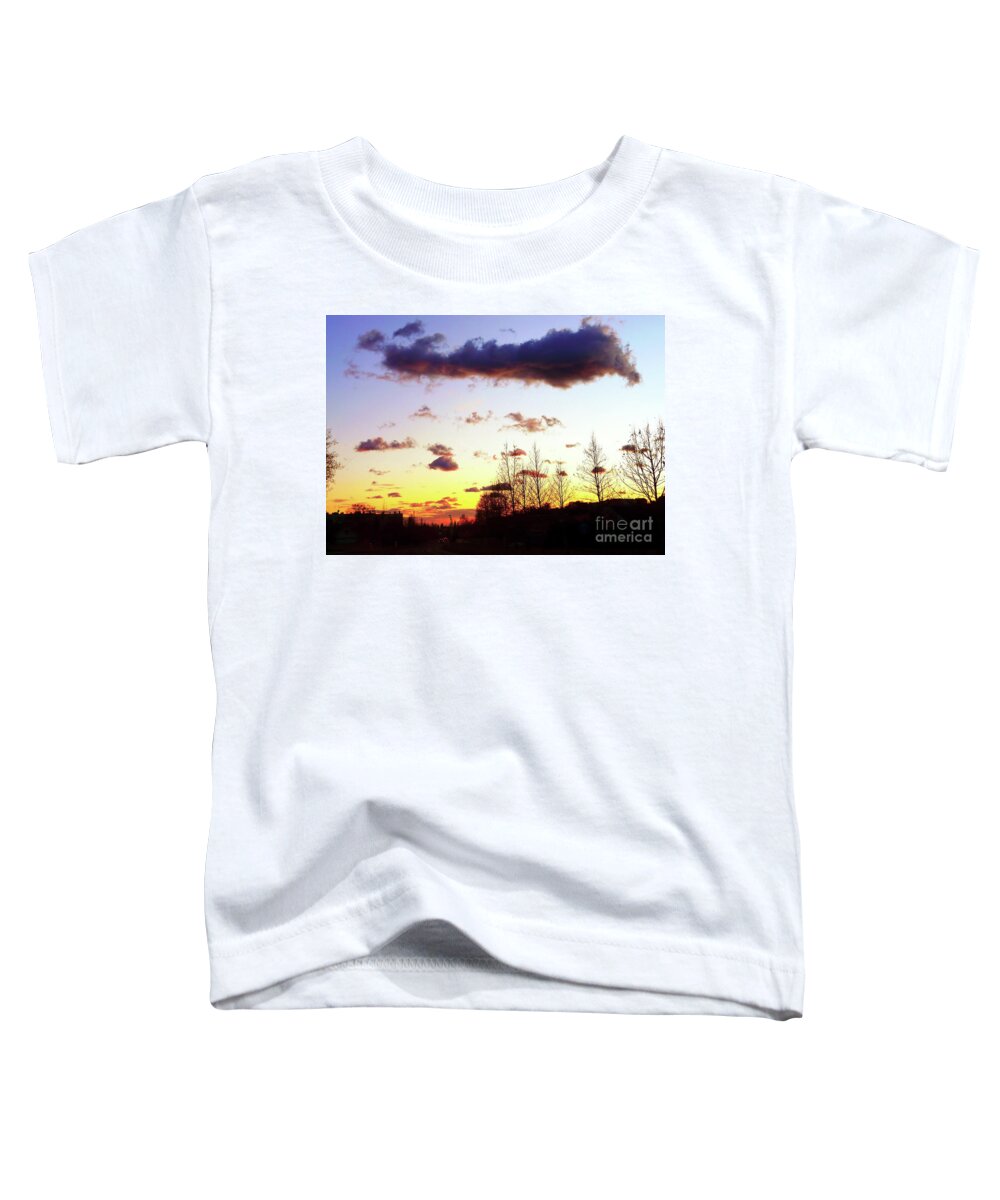  Trees Toddler T-Shirt featuring the photograph Sunset by Jasna Dragun