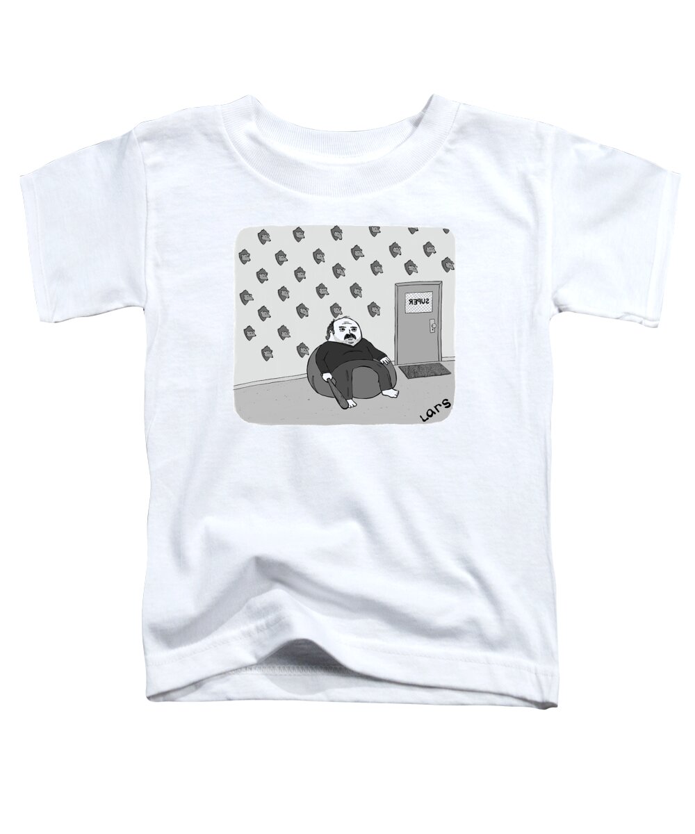 Rodent Toddler T-Shirt featuring the drawing Super by Lars Kenseth