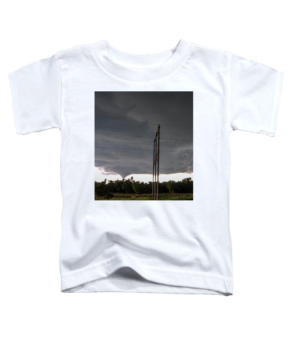 Nebraskasc Toddler T-Shirt featuring the photograph Supercells in Nebraska 032 by NebraskaSC