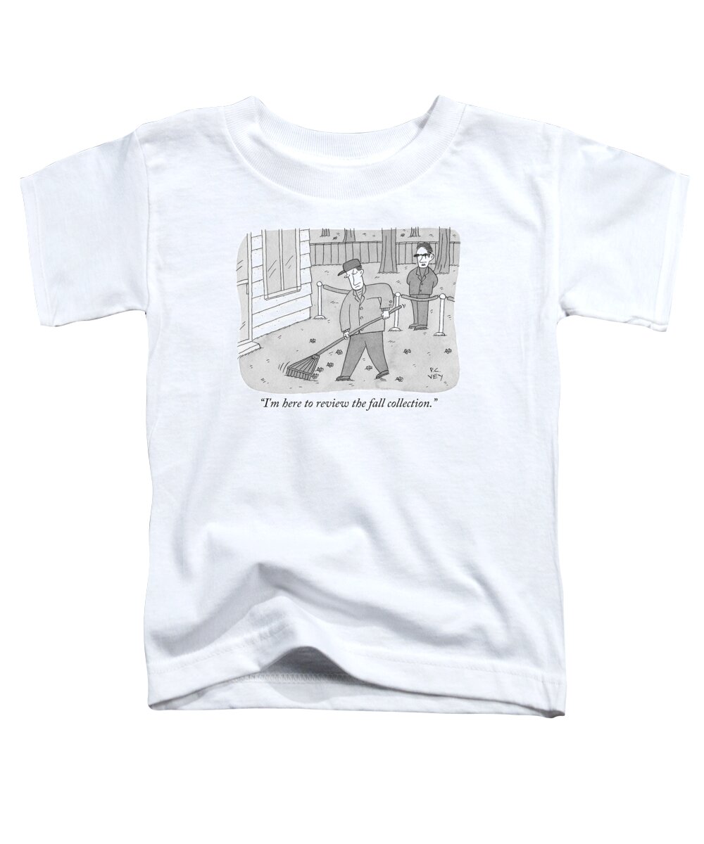 Cctk Toddler T-Shirt featuring the drawing The fall collection by Peter C Vey