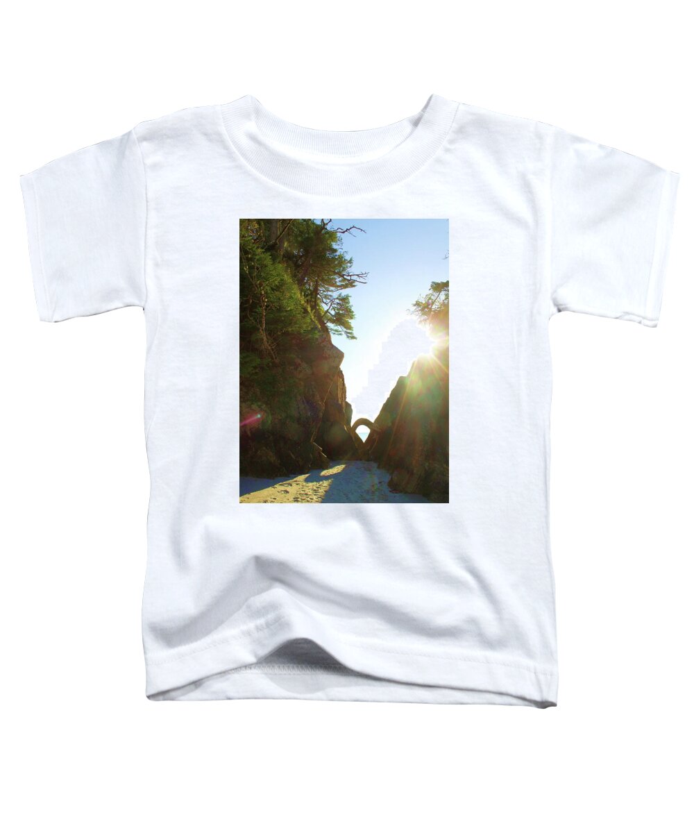 Sun Toddler T-Shirt featuring the photograph The Other side by Fred Bailey