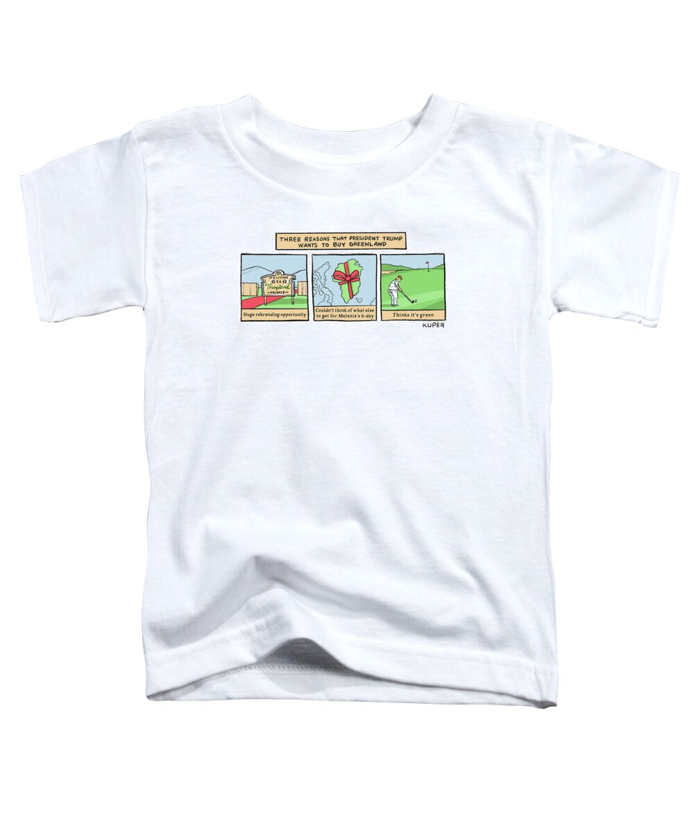 Captionless Toddler T-Shirt featuring the drawing Three Reasons by Peter Kuper