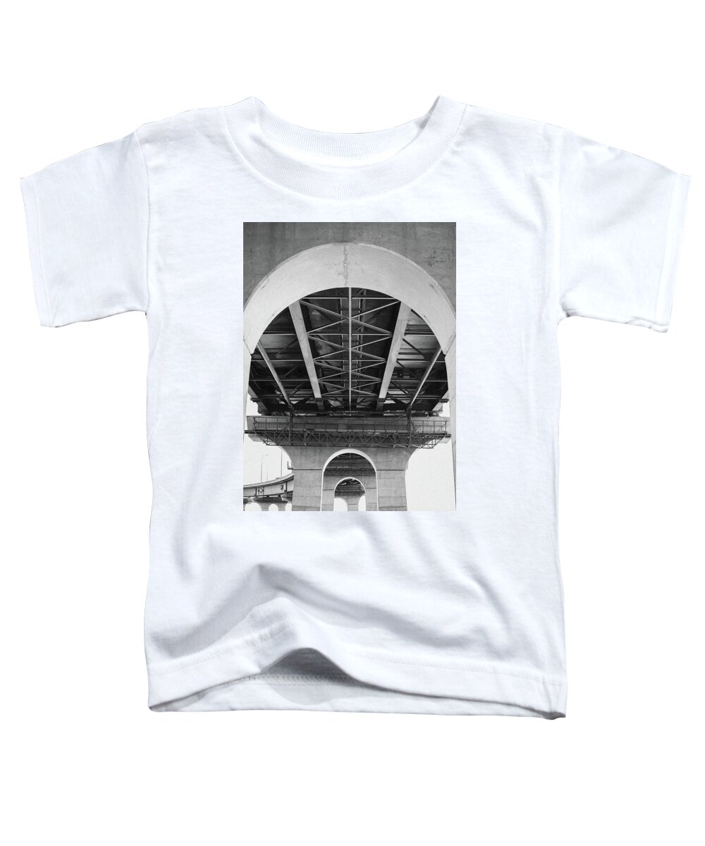 Bridge Toddler T-Shirt featuring the photograph Transit 2 by Ryan Weddle