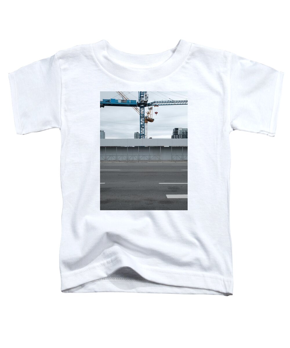 Urban Toddler T-Shirt featuring the photograph Two Guesses What Is Going Here by Kreddible Trout