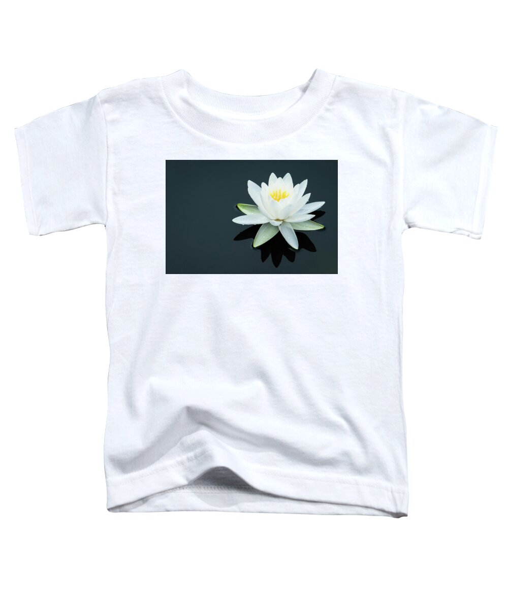 White Water Lily Toddler T-Shirt featuring the photograph White Water Lily by Todd Henson