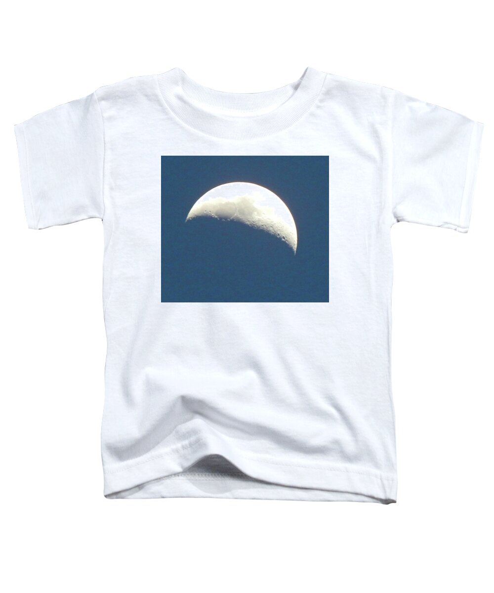 Moon Toddler T-Shirt featuring the photograph Wild Blue Yonder by Karen Stansberry