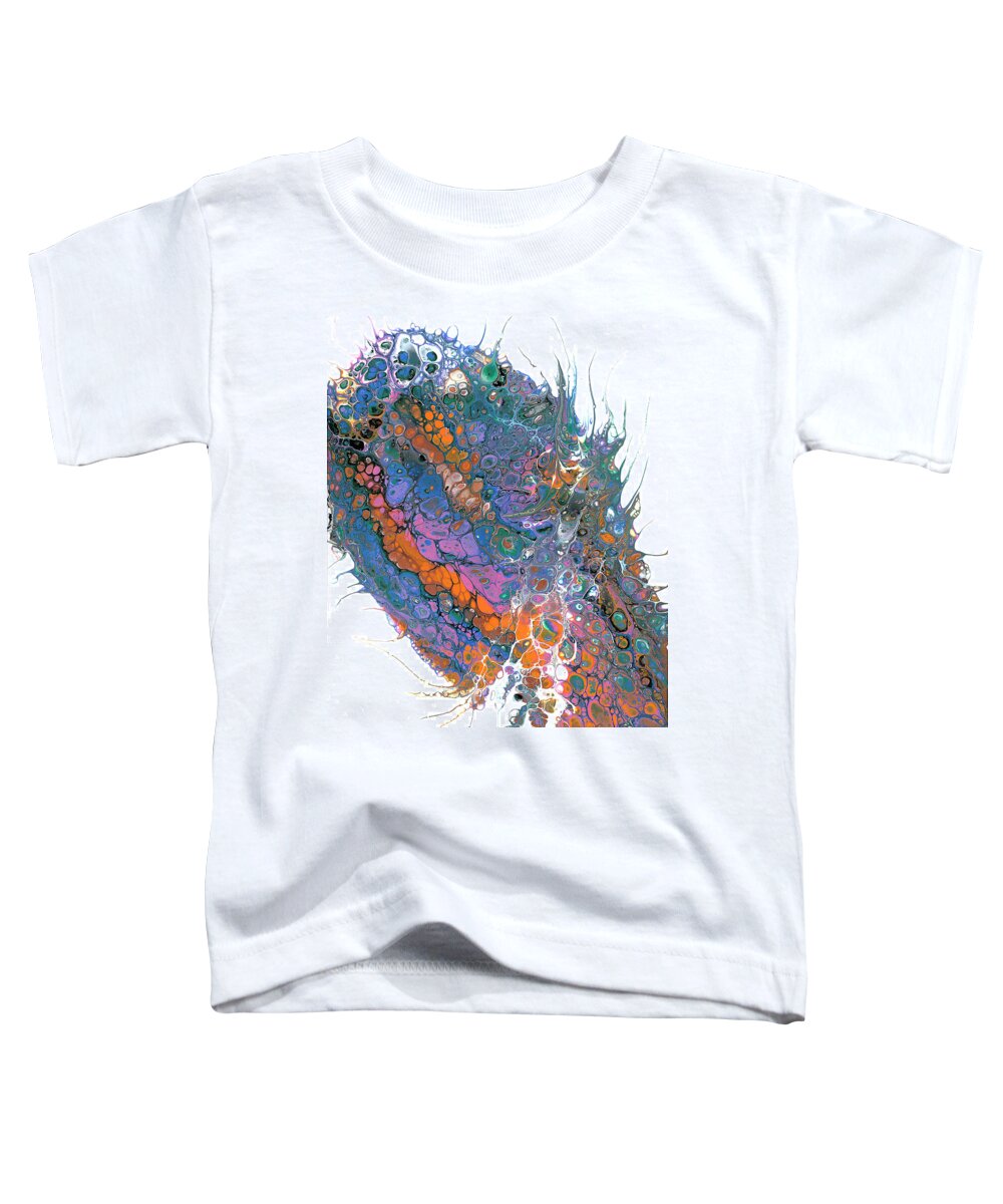 Acrylic Toddler T-Shirt featuring the painting Zabor by KC Pollak